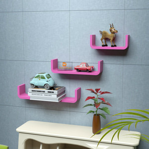 DriftingWood U Shape Wooden Wall Shelf