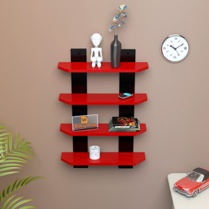 DriftingWood Ladder Shape Wooden Wall Shelf