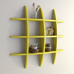 Usha Furniture Wooden Wall Shelf