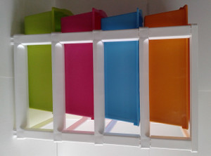 Joyful Studio Plastic Wall Shelf