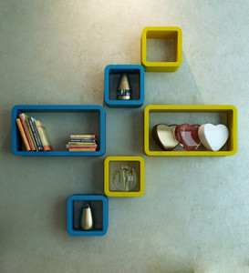 Artesia Wooden Wall Shelf