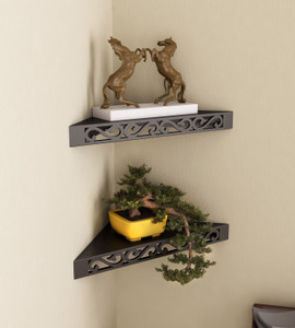 Home Sparkle Wooden Wall Shelf