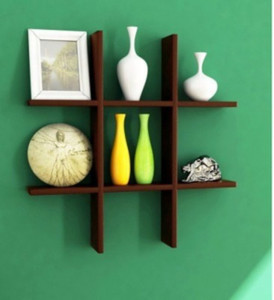 VAS Collection Home V&S0458 Wooden Wall Shelf