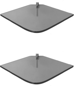 SDG Glass, Brass Wall Shelf