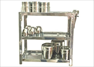 Bharat SR15X15 Stainless Steel Wall Shelf