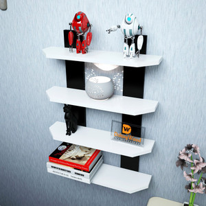 DriftingWood Ladder Shape Wooden Wall Shelf