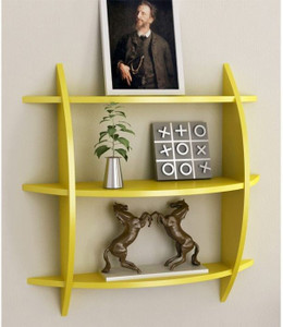 Onlineshoppee Beautiful Wooden Wall Shelf