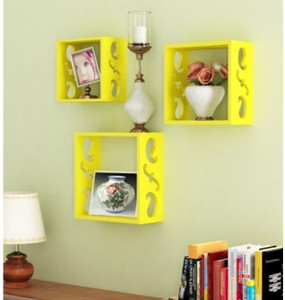 Onlineshoppee Wooden Wall Shelf