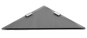 SDG Glass, Brass Wall Shelf
