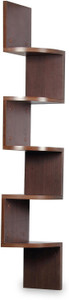hardika furniture corner zigzag MDF Wall Shelf
