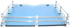 Royal Indian Craft Marvelous Blue Multi Utility Set Top Box/Speaker Glass Wall Shelf