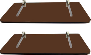 SDG Glass, Brass Wall Shelf