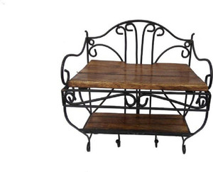 Fabulo Fabulo set top box stand Wooden Wall Shelf