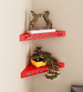 Home Sparkle Wooden Wall Shelf