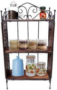 Onlineshoppee Wooden Wall Shelf