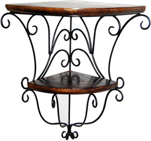 Acme Production Wooden, Iron Wall Shelf