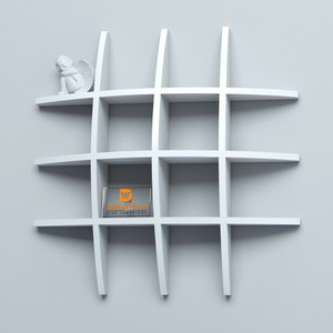 DriftingWood Globe Shape Wooden Wall Shelf