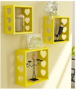 Onlineshoppee Wooden Wall Shelf
