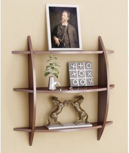 Onlineshoppee 3 Tier Shelves/Rack Wooden Wall Shelf
