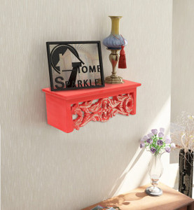 Home Sparkle Wooden Wall Shelf