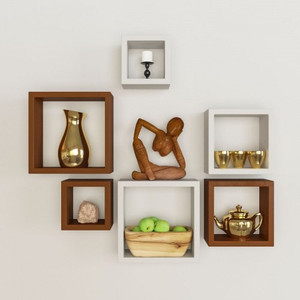 Usha Furniture Wooden Wall Shelf