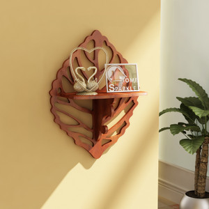Home Sparkle Carved MDF Wall Shelf
