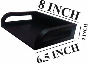 Being Nawab Television Remote and Set Top Box Stand Wooden Wall Shelf