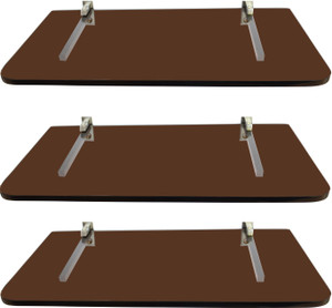 SDG Glass, Brass Wall Shelf