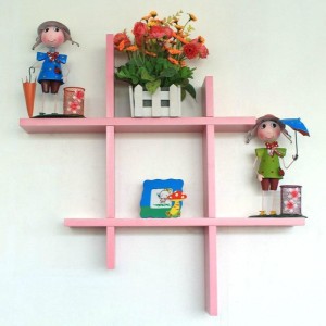 The New Look Mwpink Wooden Wall Shelf
