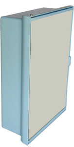 Zoom Zoom Champion Cabinet Plastic Mirror Storage Chest (26.5cm x 11.5cm x 38.2cm, Blue, Z122CB) (BLUE) Plastic Wall Shelf