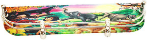 royaL indian craft Jungle Book Printed 18 Inch Glass Wall Shelf