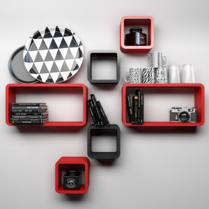 Usha Furniture Wooden Wall Shelf