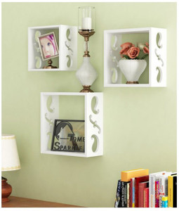 Onlineshoppee Wooden Wall Shelf