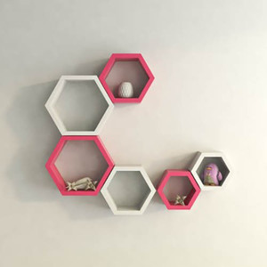 Usha Furniture Wooden Wall Shelf