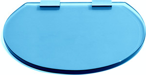 SDG Glass, Brass Wall Shelf