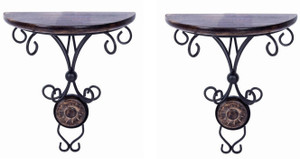 Desi Karigar Wooden Wall Shelf