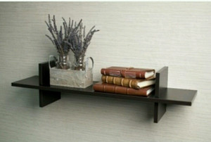 Martcrown Book Rack MDF Wall Shelf