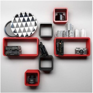 Woodkartindia Asma Collection Wooden Wall Shelf