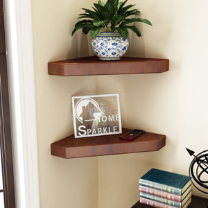 Home Sparkle Wooden Wall Shelf