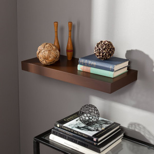 DriftingWood Set Top Box / TV Wooden Wall Shelf