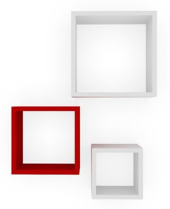 Wallz Art Square MDF Wall Shelf