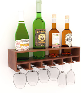 Home Sparkle Multipurpose Wooden Wall Shelf