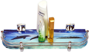 Royal Indian Craft Glass Wall Shelf