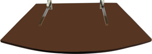 SDG Glass, Brass Wall Shelf