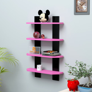 DriftingWood Ladder Shape Wooden Wall Shelf