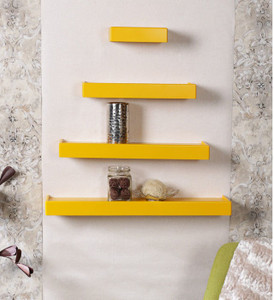 Onlineshoppee Rectangular Wooden Wall Shelf