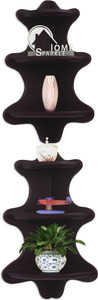 Home Sparkle Wooden Wall Shelf