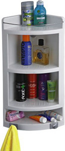 Branco Extra Large Corner Plastic Wall Shelf