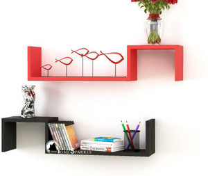 india wooden handicraft self MDF Wall Shelf