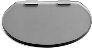 SDG Glass, Brass Wall Shelf